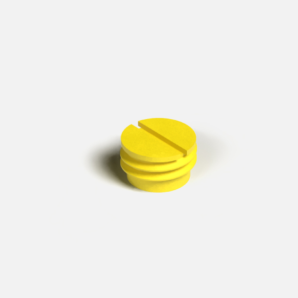Plug-Metal-Tag-Yellow Plug-Metal-Tag-Yellow