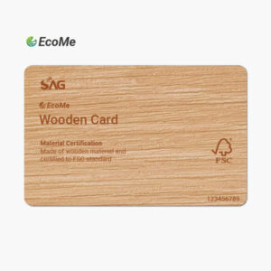 EcoMe-Wooden Card